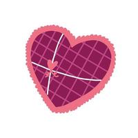 Heart box doodle vector