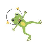Astronaut Frog doodle vector