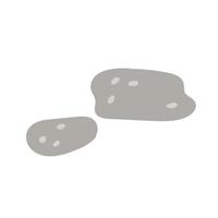 Handdrawn stones doodle vector