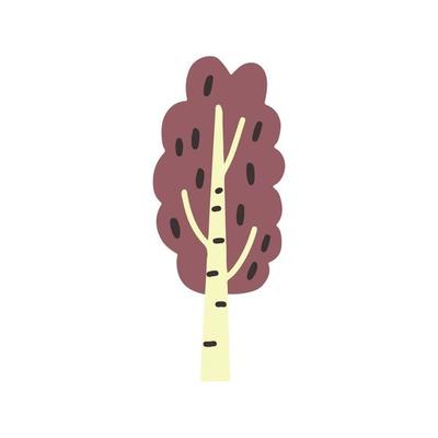 Birch tree doodle