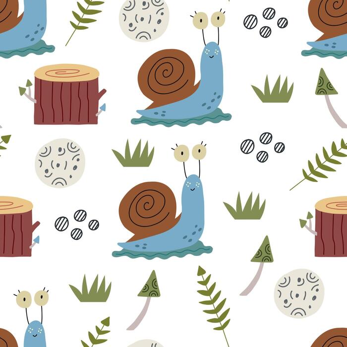 Snail Pattern Vector Art, Icons, and Graphics for Free Download
