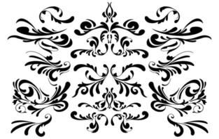 Decorative Hand Drawn Element Swirl vector