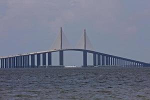 sol skyway puente bahía de tampa florida foto