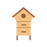 Wooden Bee House vector