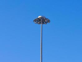 Detail of a street light lamp post photo