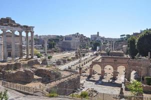 foro romano en roma foto