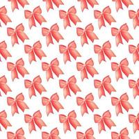 seamless pattern of red bow on a white background photo