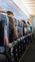 close-up aircraft cabin photo