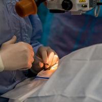 medical surgical eye surgery photo