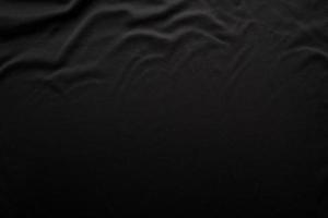 Black cloth background and texture, Grooved of black fabric abstract photo