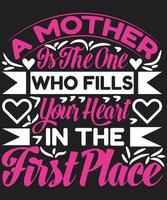 Mother's Day T-shirt Design vector