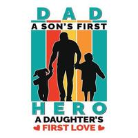 Father Day Dad Vector T shirt Design