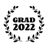 Class of 2022 Badge Congrats Graduates Design Concept Vector Grad Label