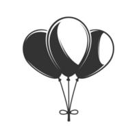 Balloons isolated on white background vector