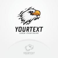 Eagle logo design concept vector
