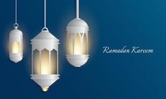 Ramadan Kareem Background for greeting card or web background. Vector Illustration.