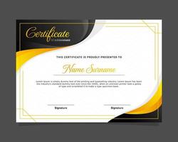 Seminar University Certificates Template vector