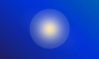 Abstract blue background with light and halftone dots. vector