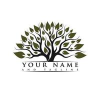 Tree logo design vector