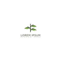 leaf logo design vector