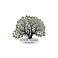 Tree logo design vector