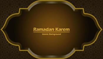ramadan background with islamic patern suitable for ramdan content and greeting card vector
