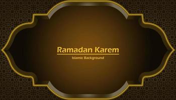 ramadan background with islamic patern suitable for ramdan content and greeting card vector