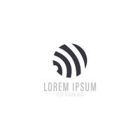 Planet logo design template concept. vector