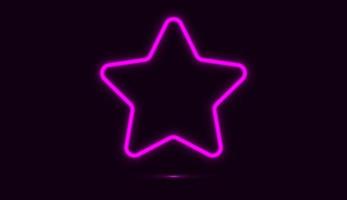 Neon Glowing Green Star With Reflection In Space Royalty Free SVG,  Cliparts, Vectors, and Stock Illustration. Image 37075756.