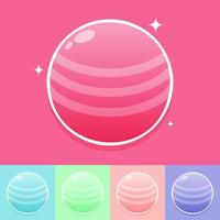 Set of Cute colourful candy, Vector, Illustration. vector