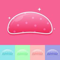 Set of Cute colourful candy, Vector, Illustration. vector