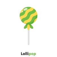 Cute cartoon lollipop, Vector, Illustration. vector