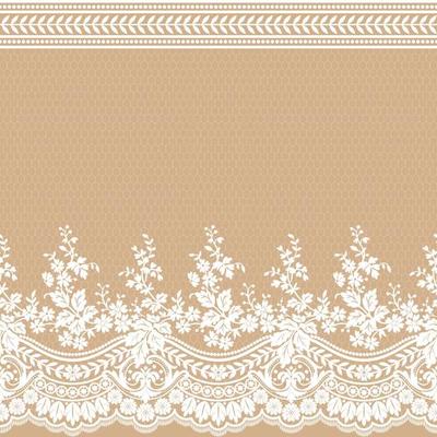 Abstract seamless lace pattern with flowers