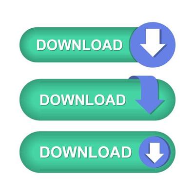 download button in flat style