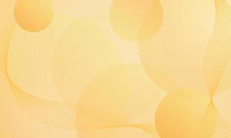 yellow circle gradient geometric background vector