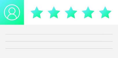 Review and rate us stars. Blocks of quotes for statements or comments. Testimonials, user experience, feedback concepts. vector