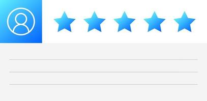 Review and rate us stars. Blocks of quotes for statements or comments. Testimonials, user experience, feedback concepts. vector