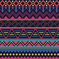 traditional art ethnic tribal pattern colorful background suitable for print cloth vector