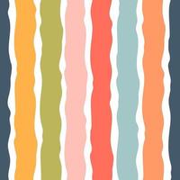 Striped rag vector seamless pattern. Contemporary collage seamless background. Colorful lines texture for fabric, wrapping paper, scrapbooking.