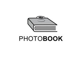 logo icon design camera and book symbol template vector