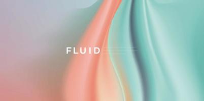 Colorful liquid wave background, Dynamic 3d color flow vector element for website, brochure, poster. Colorful wavy vector illustration, Modern background design.