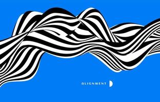 Abstract wavy background for brochure, cover and flyer. Dynamic stripped line wave graphic vector illustration for multipurpose usage like marketing, advertising.