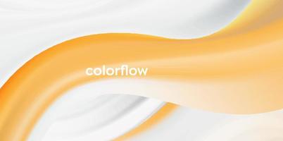 Colorful liquid wave background, Dynamic 3d color flow vector element for website, brochure, poster. Colorful wavy vector illustration, Modern background design.