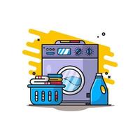 Laundry Vector Icon Illustrations