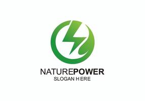 symbol nature power logo design inspiration. vector