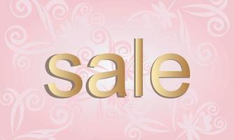 Sale banner template design. Vector illustration.