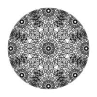 Vector round abstract circle. Mandala style.