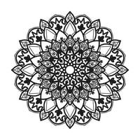 Hand drawn mandala. decoration in ethnic oriental  doodle ornament. vector