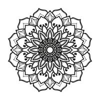 Hand drawn mandala. decoration in ethnic oriental  doodle ornament. vector