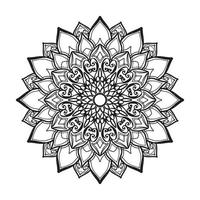 Hand drawn mandala. decoration in ethnic oriental  doodle ornament. vector